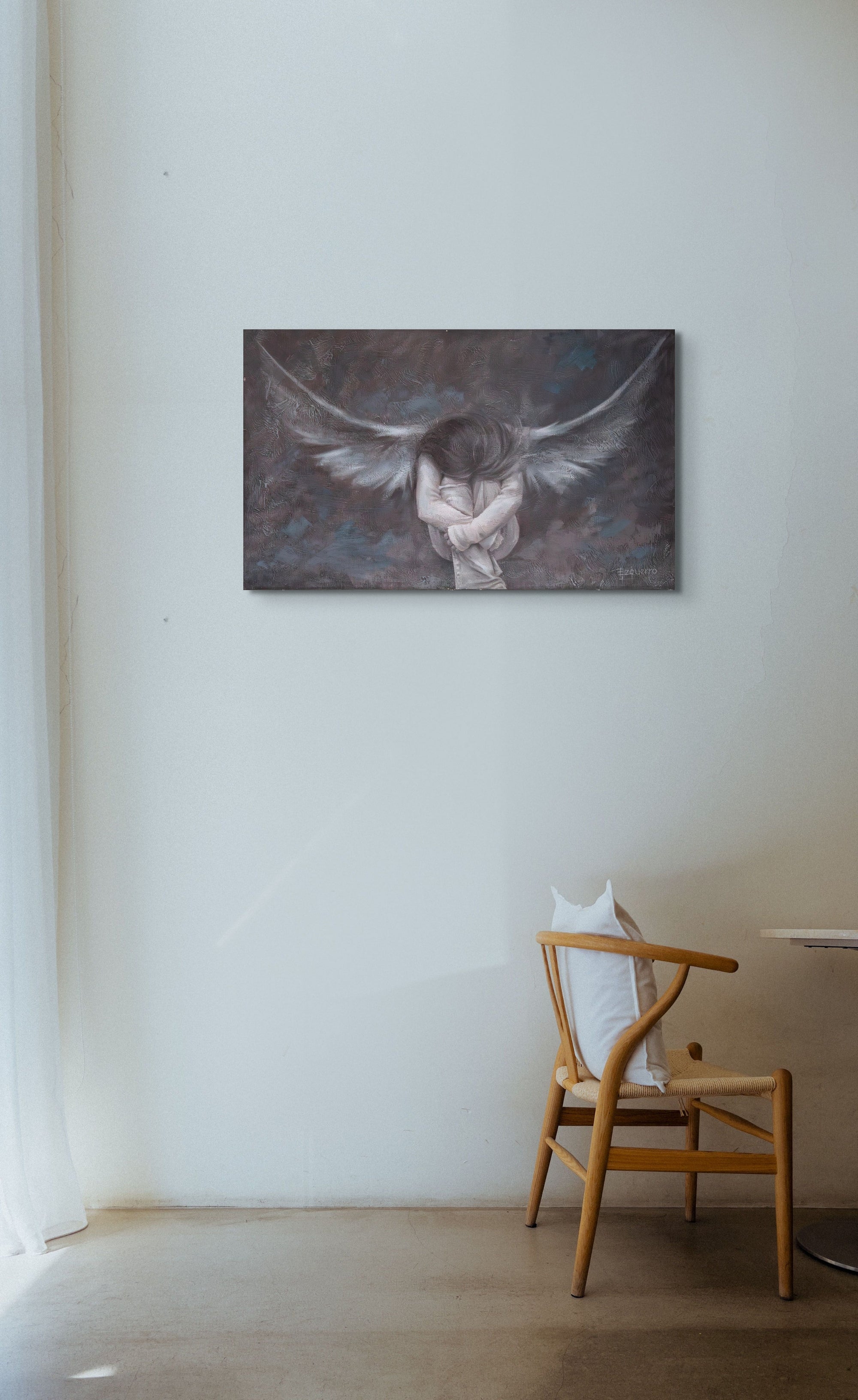 Ángel monocromático