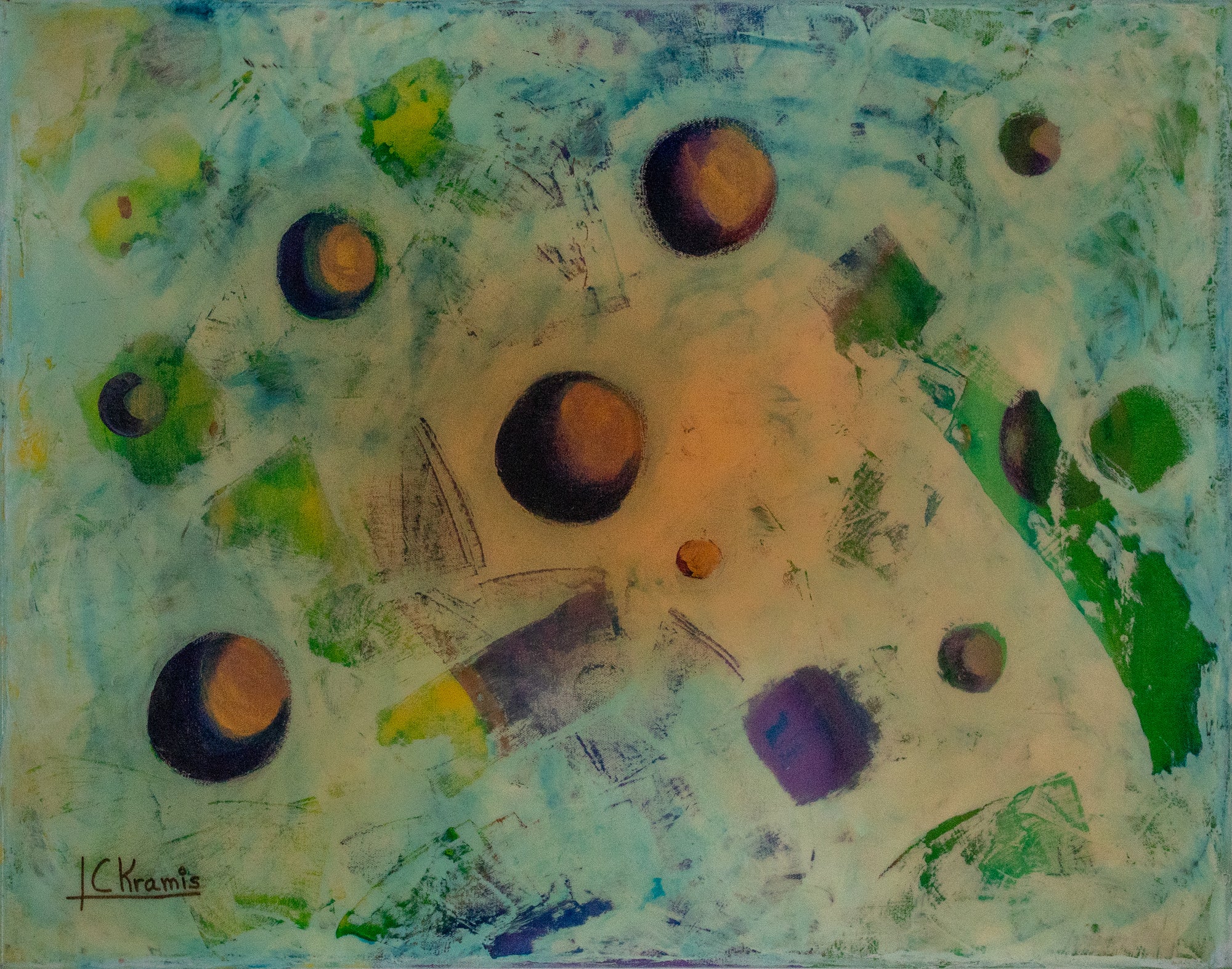 El espacio con resina