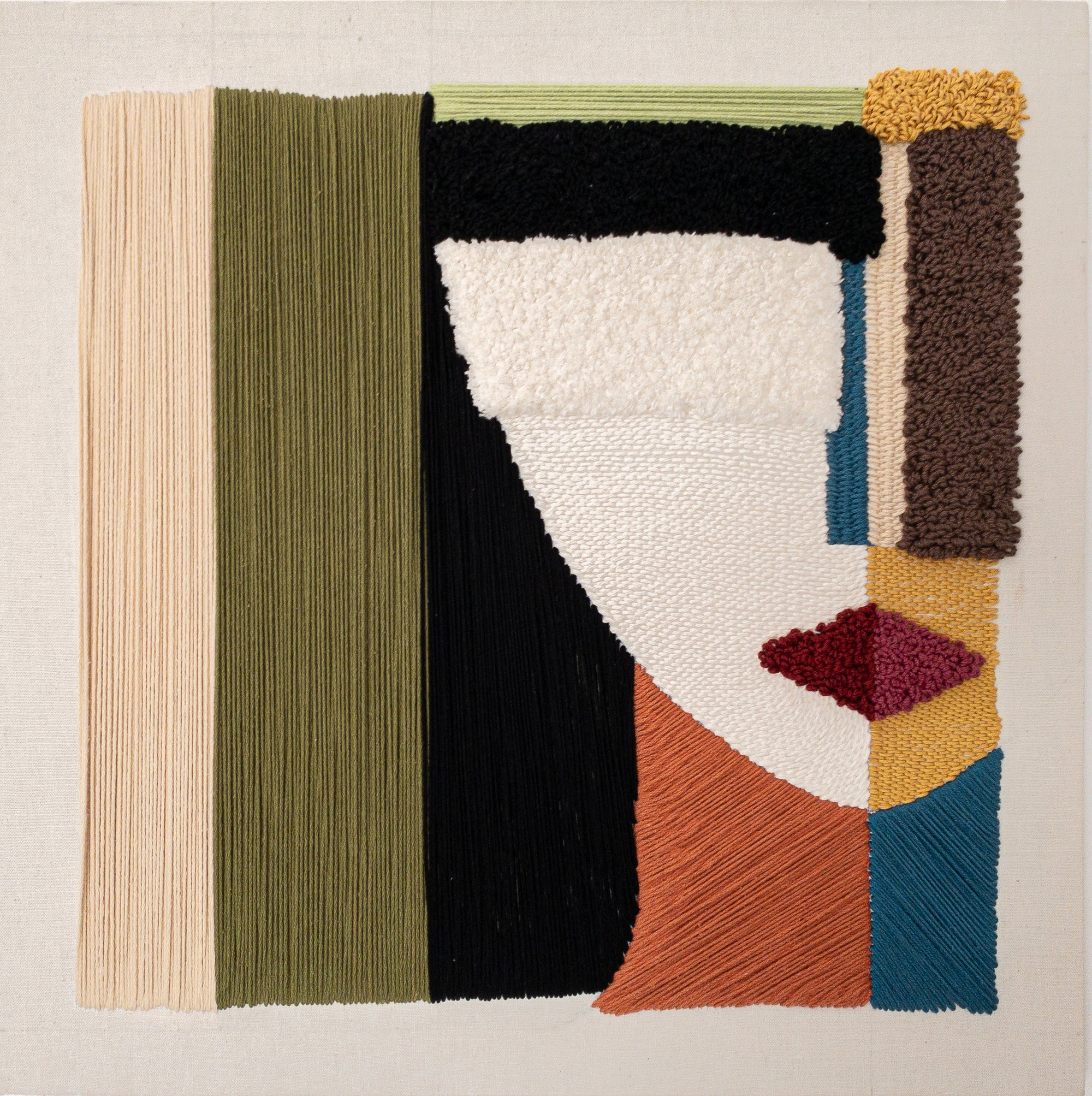 Rostros Bordados Lineal colores